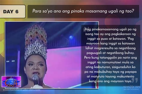 It is packaged as a pageant for queer individuals mostly drag-performing cisgendered gay men but also bisexual men in drag, transwomen pageant veterans and many other queer identities (most of whom are AMAB). . Mga tanong sa miss q and a showtime